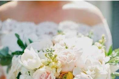 Spring bridal bouquet