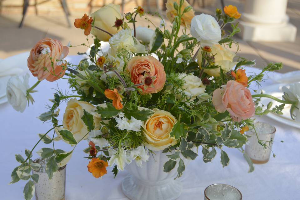 Peach & yellow
