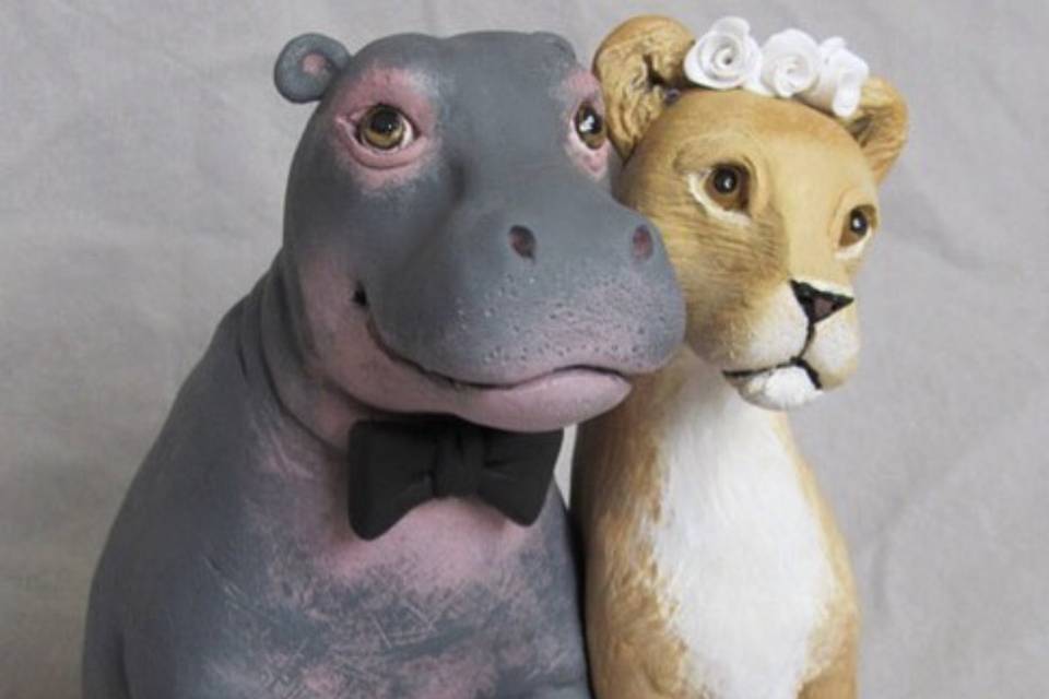 Hippo Cake Topper