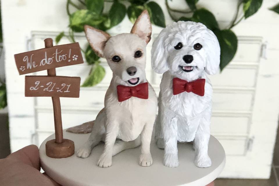 Custom Dog Cake Topper