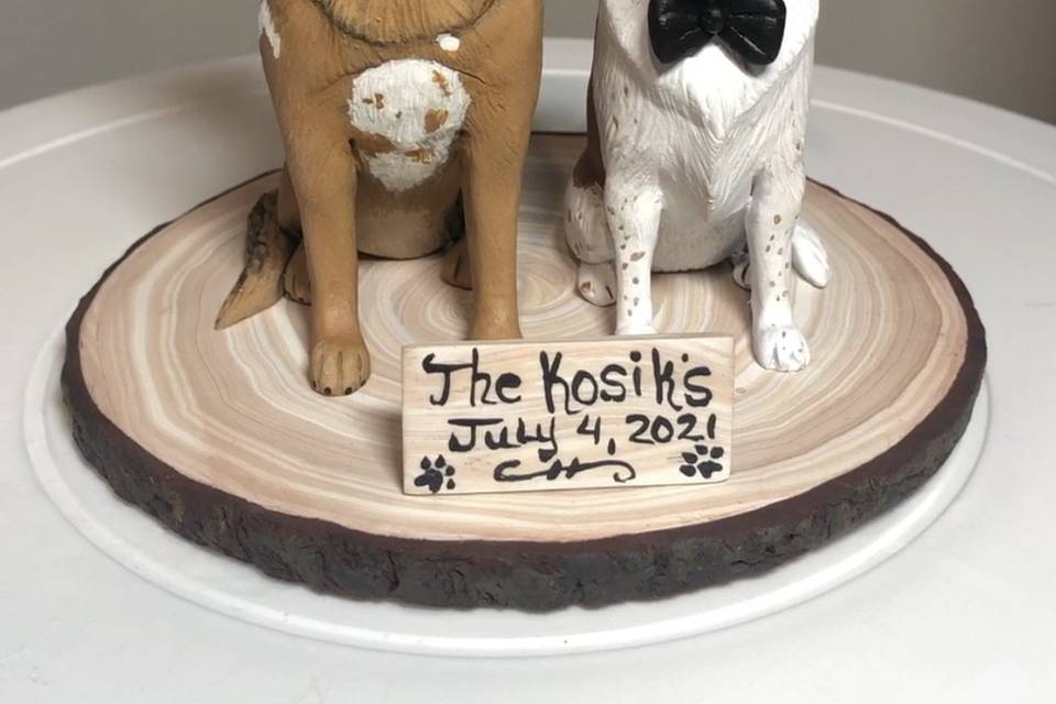 Custom Dog Cake Toppers