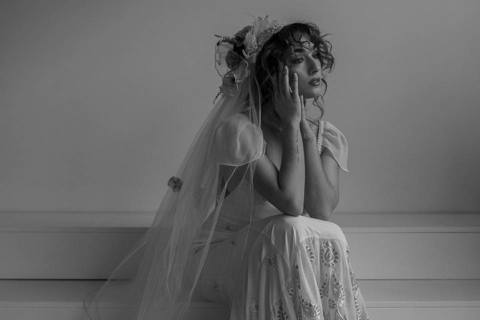 Studio Bridal Portraits - Hazelton Creative Co.