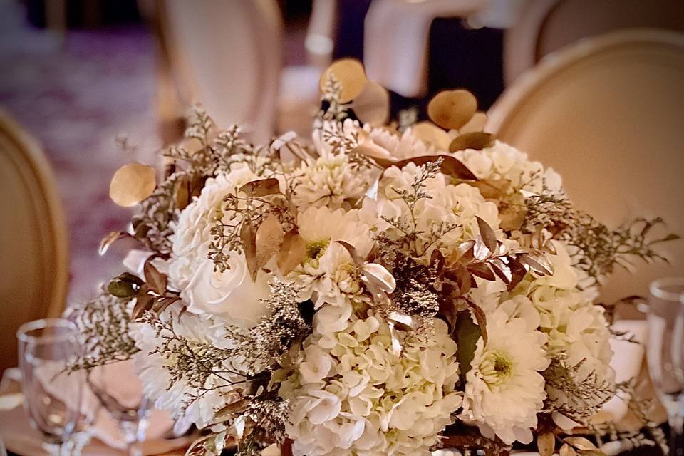 Dried flower wedding