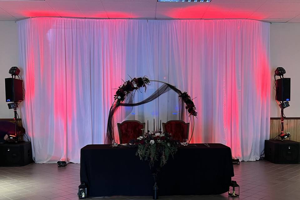 Uplighting with Ultimate Sound