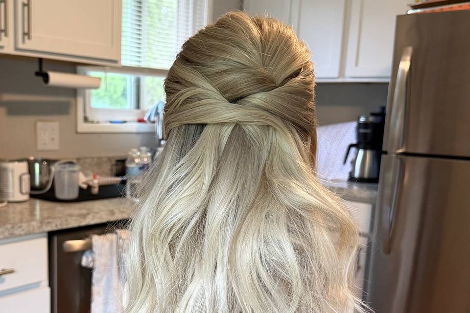 Half up