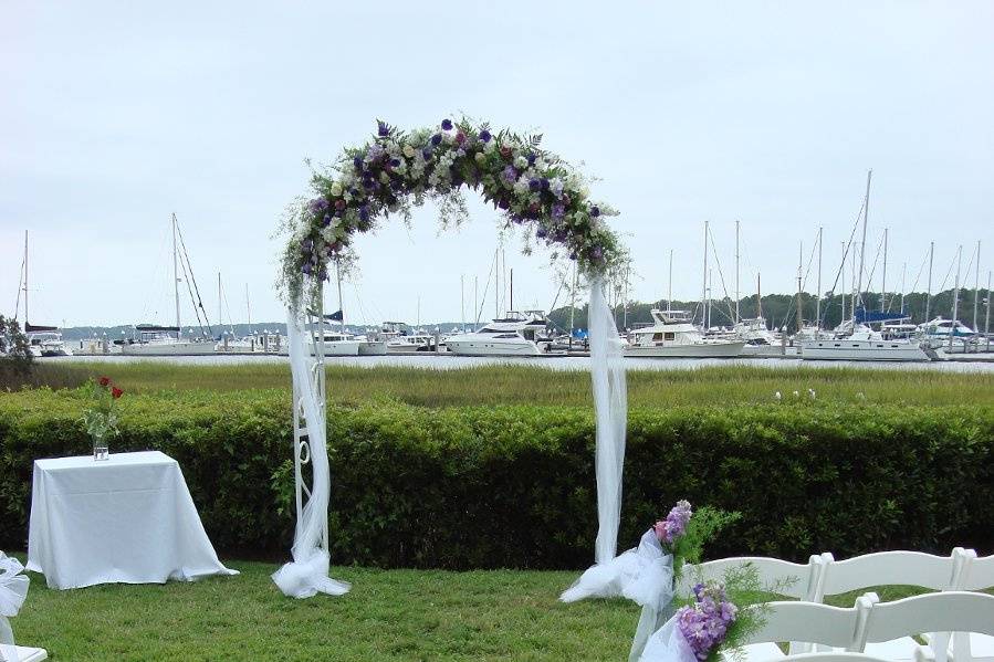 Wedding at Windows on the Waterway.Hilton Head Island, SC