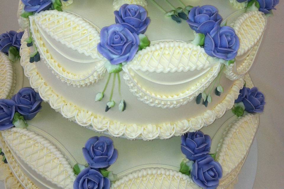 Three layered cake