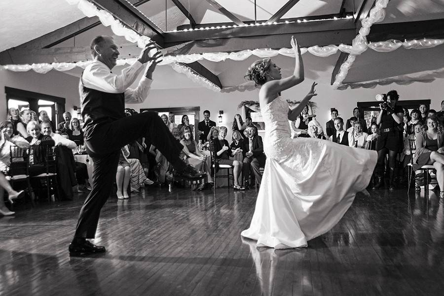 Couple doing a dance