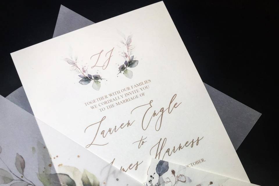 Floral Invitation