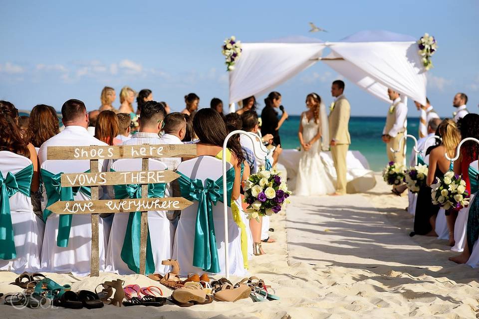 Beach wedding