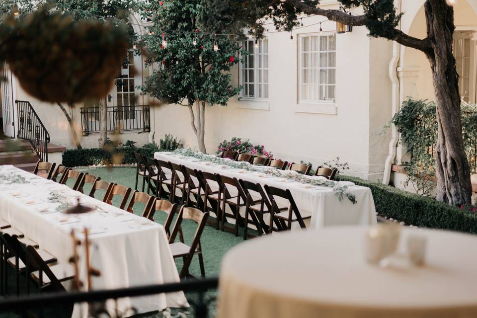 Reception in the Courtyard