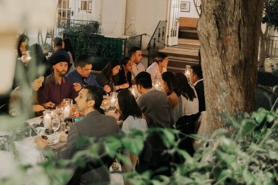 Reception in the Courtyard