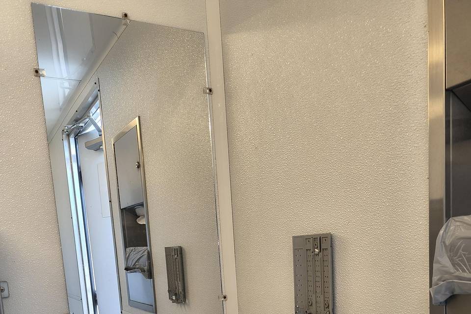 Sink and mirror