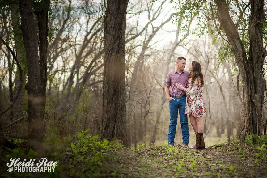 Outdoor Engagement Photo Heidi Rae Photography