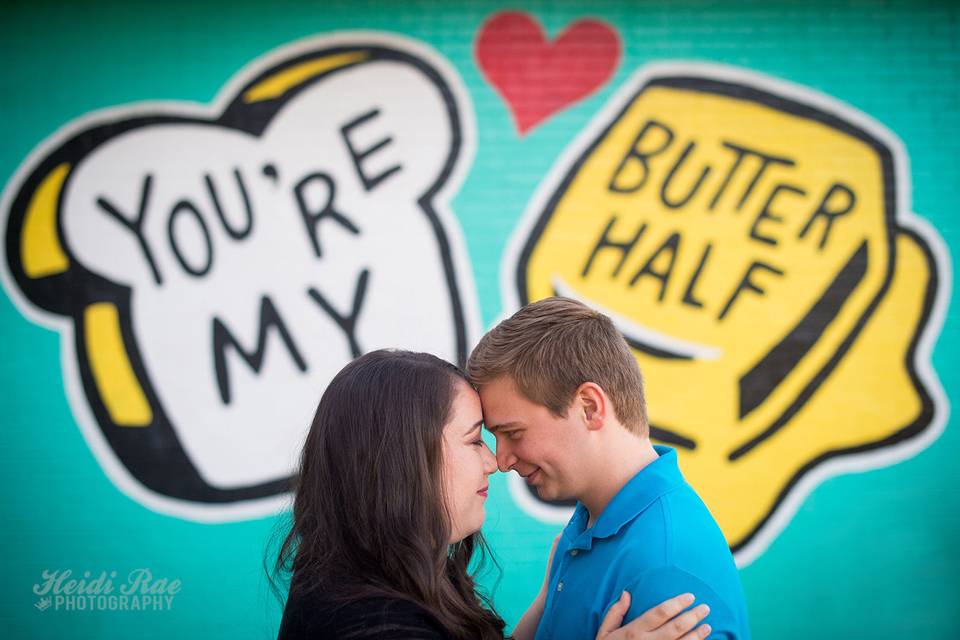 Central Austin Engagement Photo