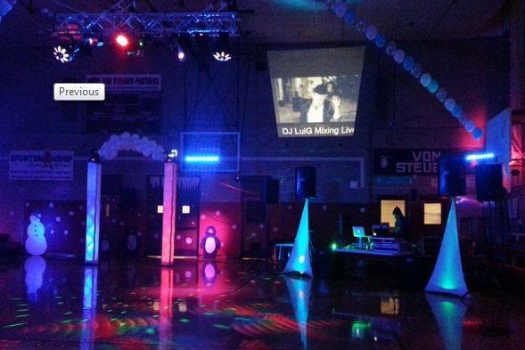 Ballroom area