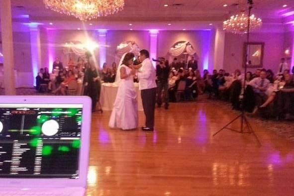 Couple dancing