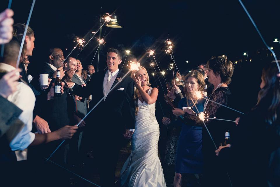 Entrance of the newlyweds