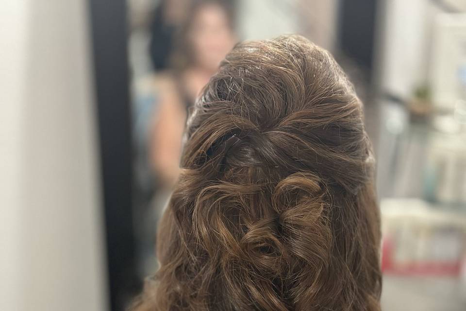 Bridal updo