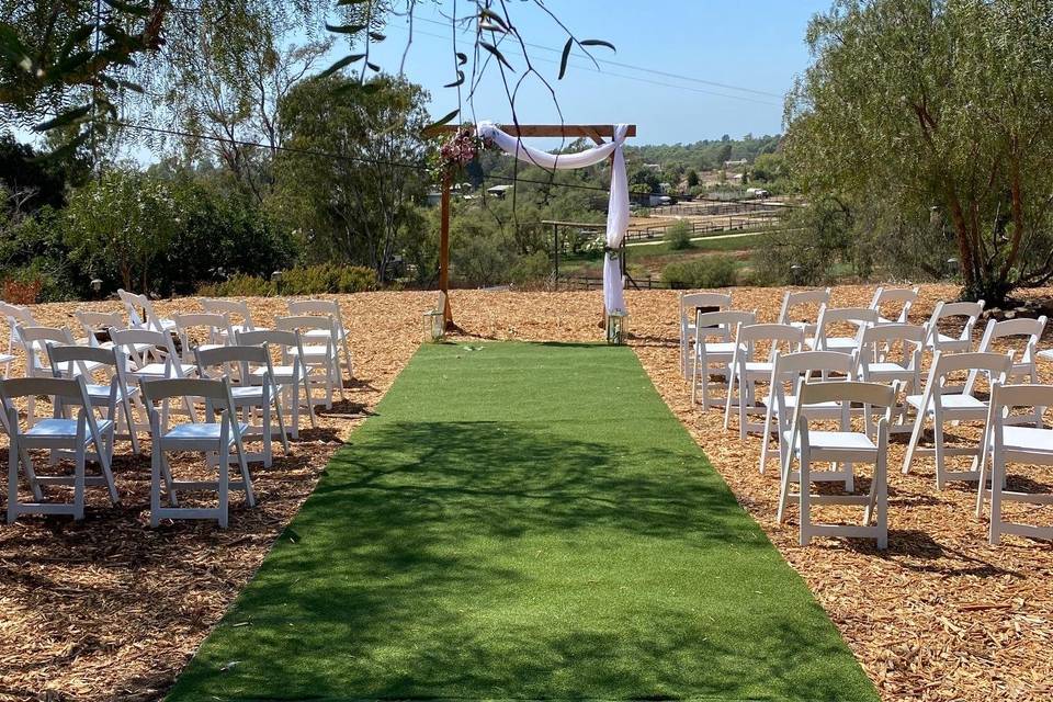 The Vineyard Ceremony Site