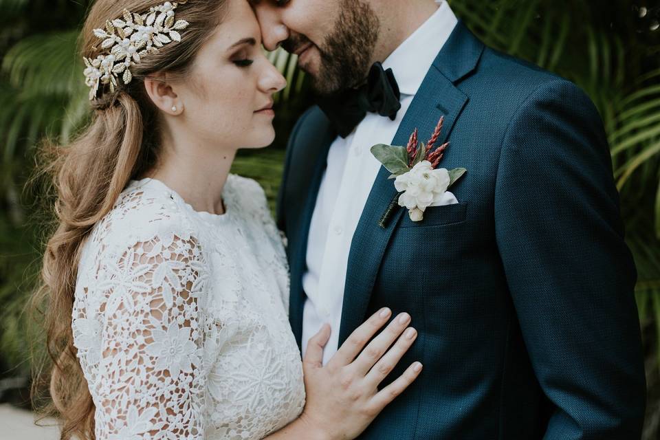 Bride and groom