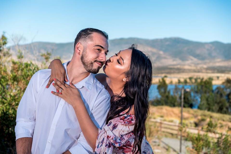 Recently engaged and full of love