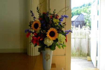 Sunflower centerpiece