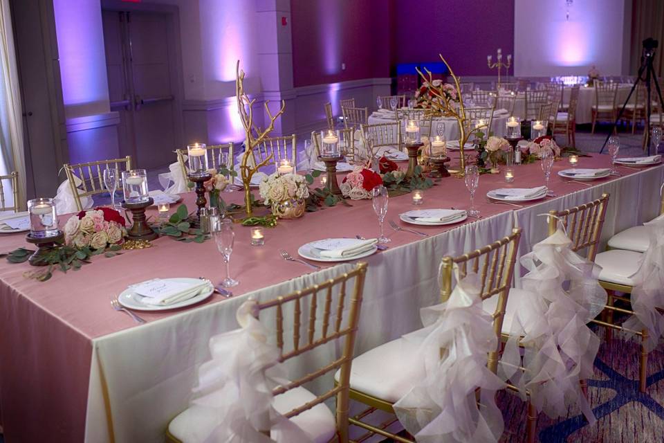 Bridal Table is set