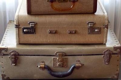 Inventory item ~ vintage luggage...