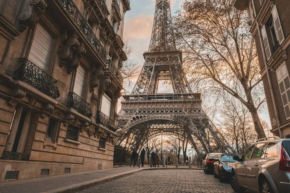 Eiffel tower in Paris