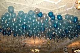 To save on draping, we decided to do balloons instead!