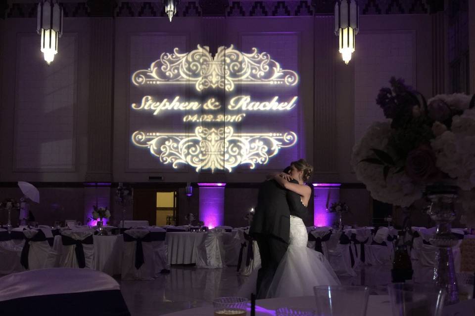 Monogram + Uplighting + Love