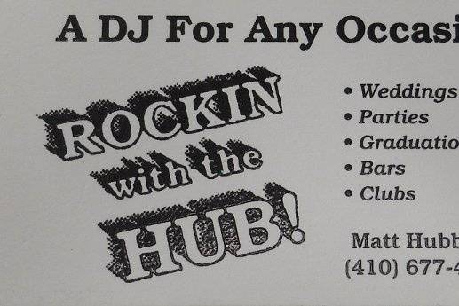 DJ HUB! (Rockin With The HUB!)