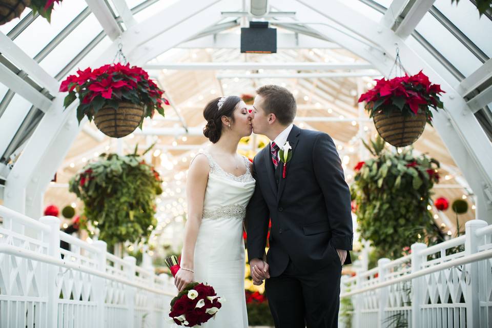 Brittany + Daniel at Franklin Park Conservatory