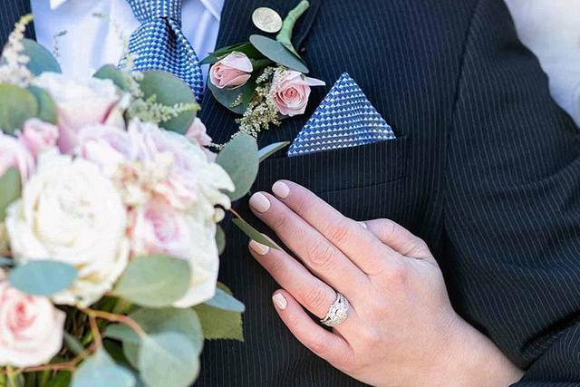 Ring Closeup & Bouquet