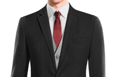 Formal tuxedo with waistcoat