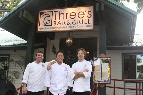 The chefs at Three's