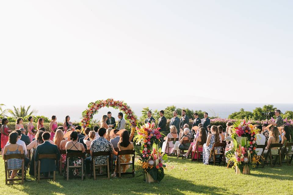 Handsome Men in Leis