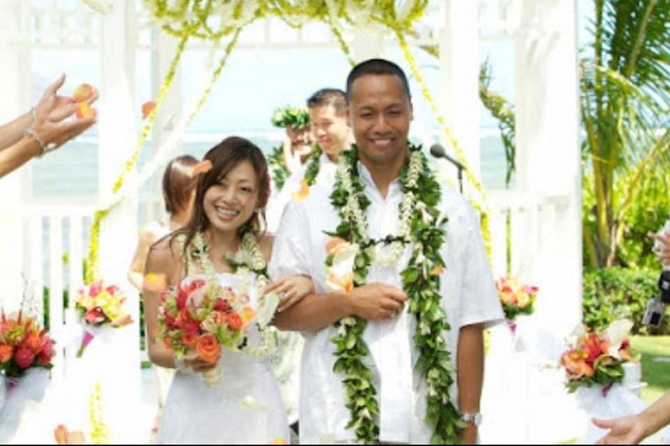 Tented Reception on Maui