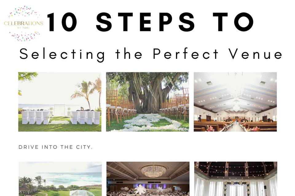 10 steps to selecting venue