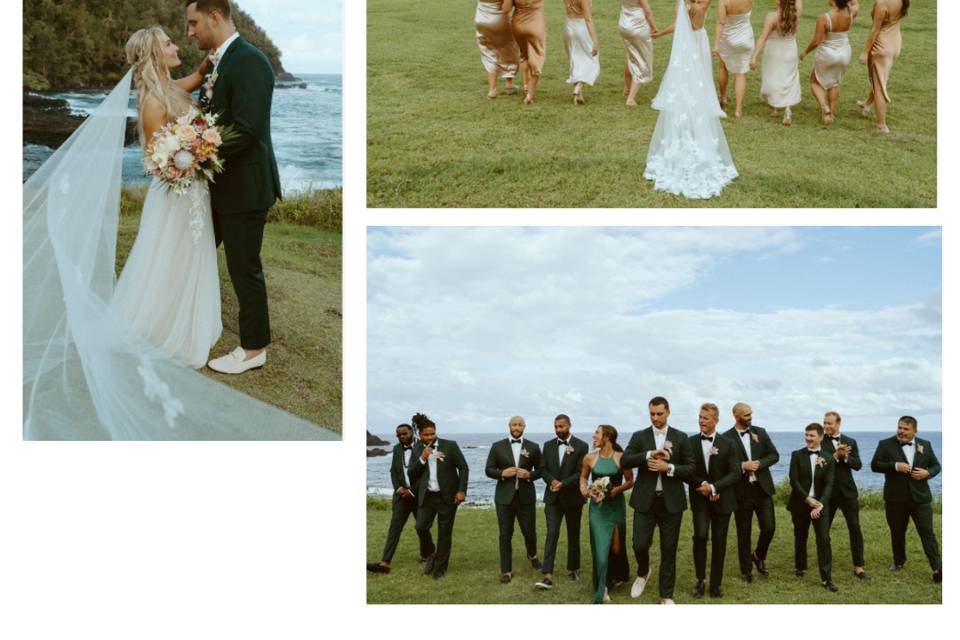 KAPALUA CLIFF WEDDING PHOTO