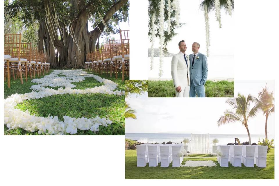 White Wedding Ceremony