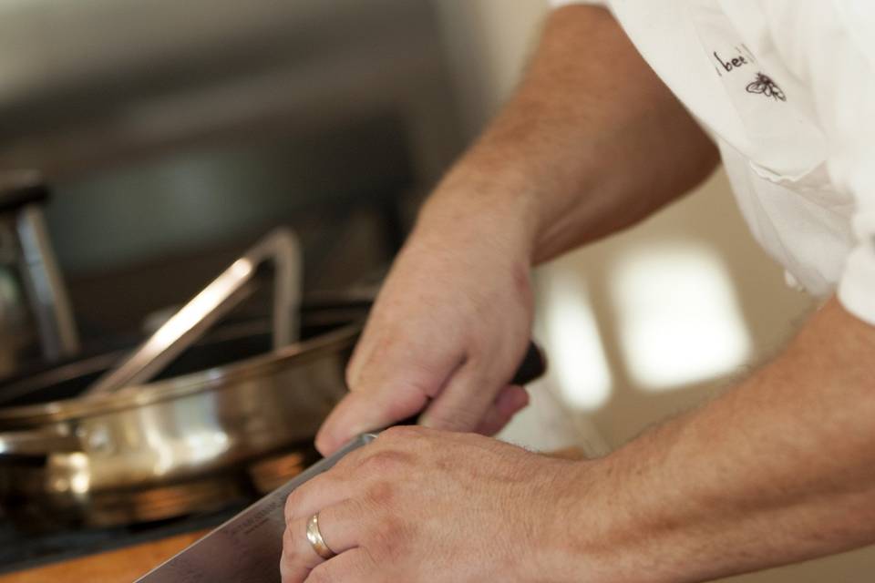 Chef Jared at Work