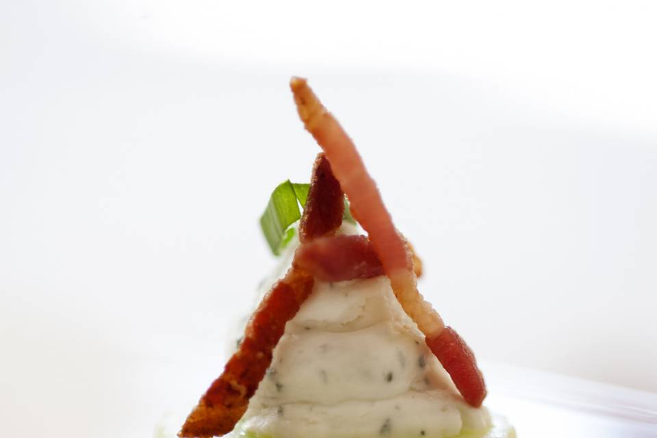 herbed chèvre with bacon