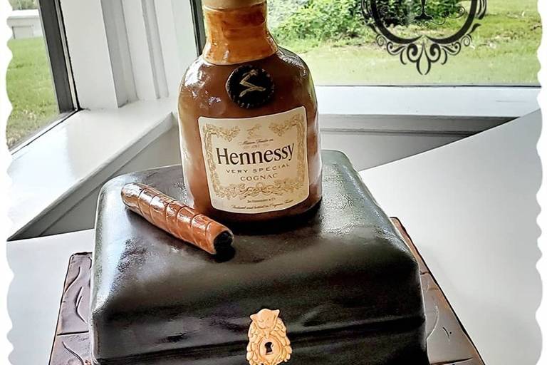 Hennessy Groom's Cake