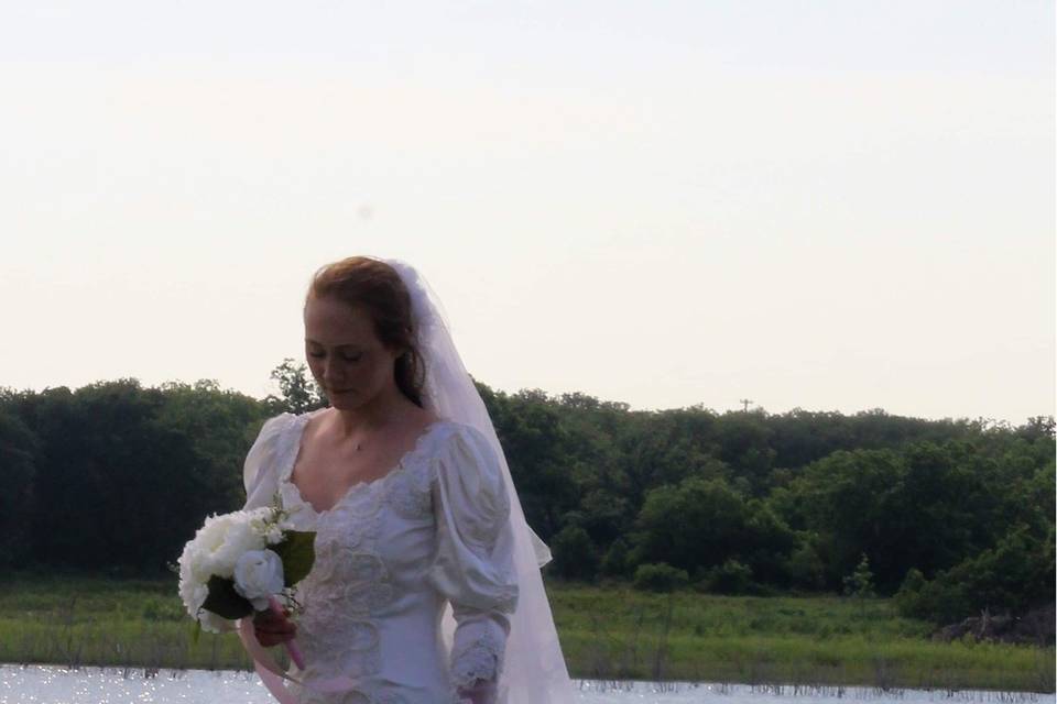 Bride on the green!