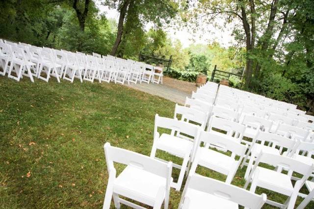 White chairs