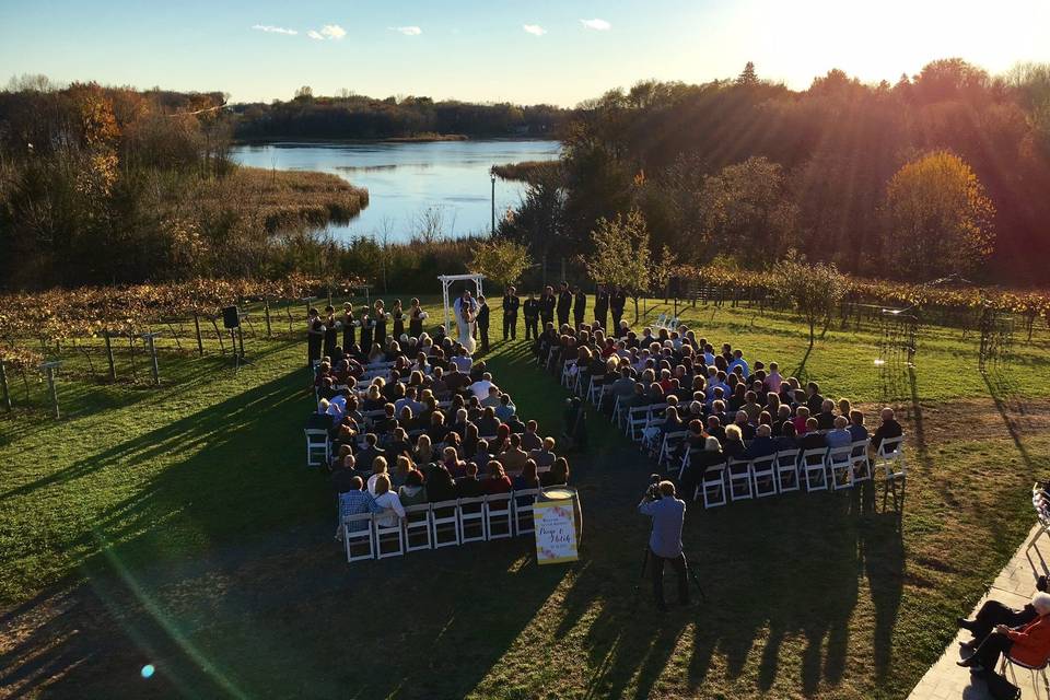 Deer Garden Hilltop Ceremony