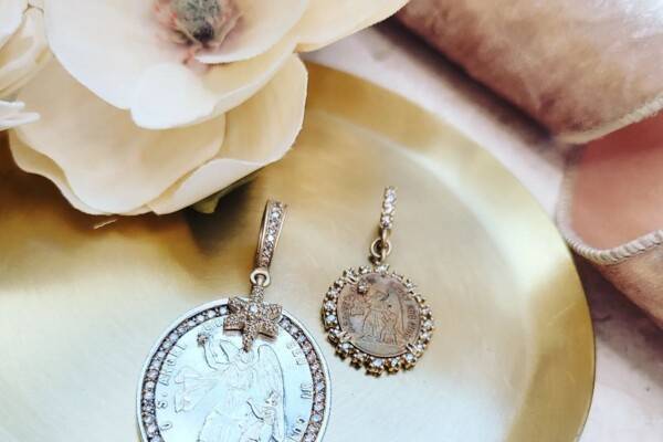 Antique diamond cross