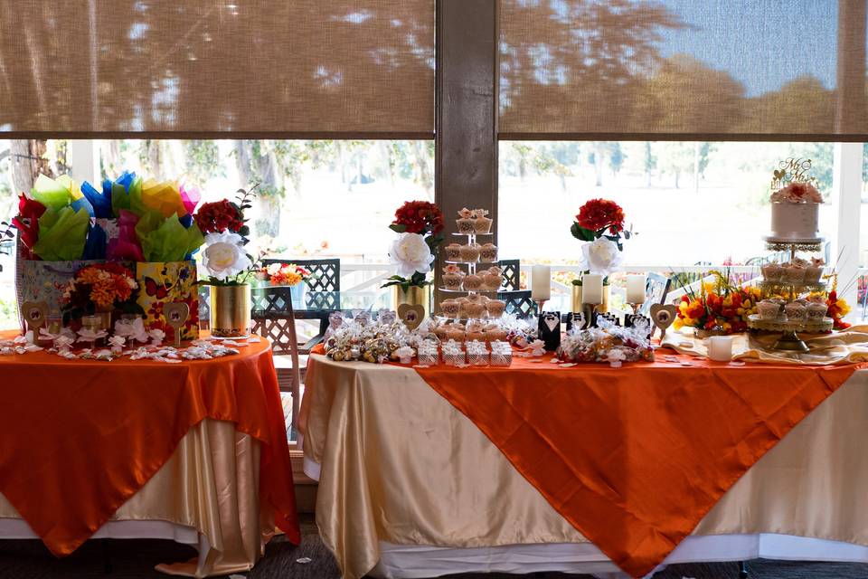 Gift and Sweets Table